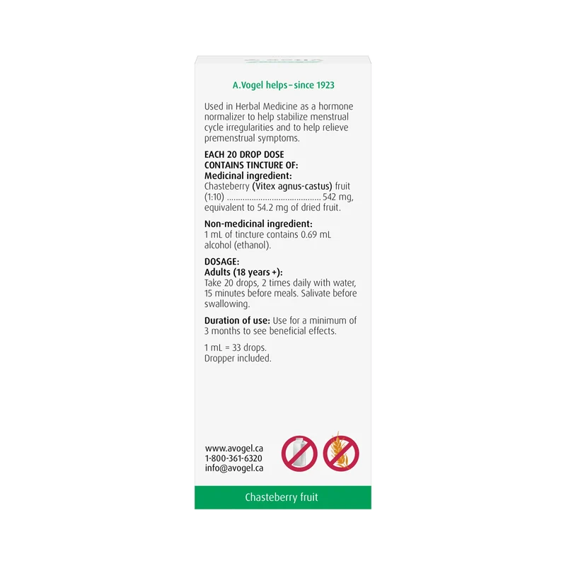A.Vogel - PMS Vitex Chasteberry Hormone Normalizer Tincture | 50 mL