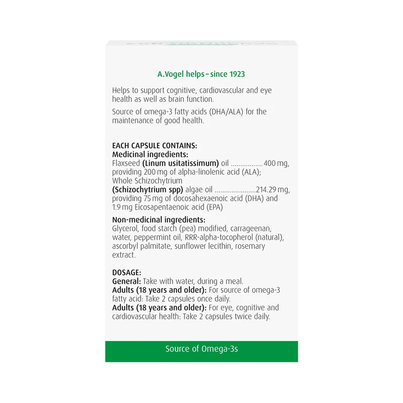A.Vogel - Vegan Omega-3 Capsules | 60 Capsules