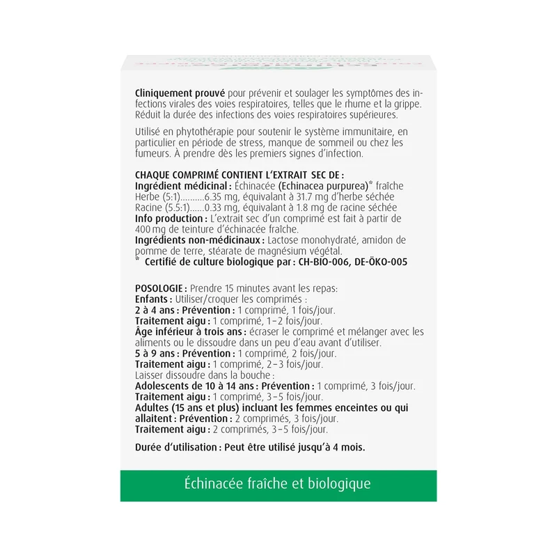 A.Vogel - Echinaforce Immune Support for Cold & Flu | 120 Tablets
