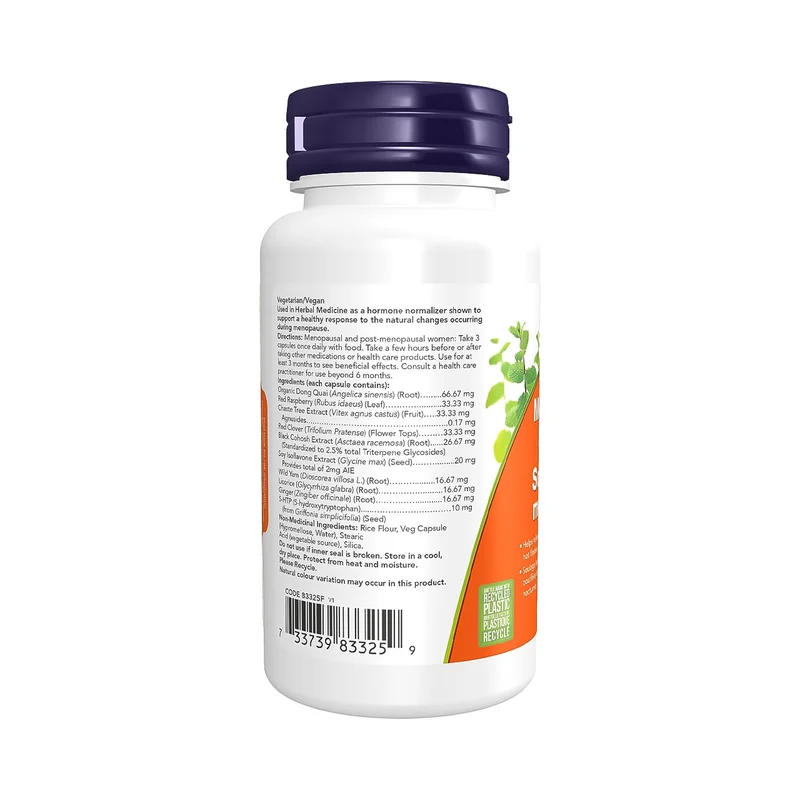 NOW - Menopause Support Supplements | 90 Veg Capsules