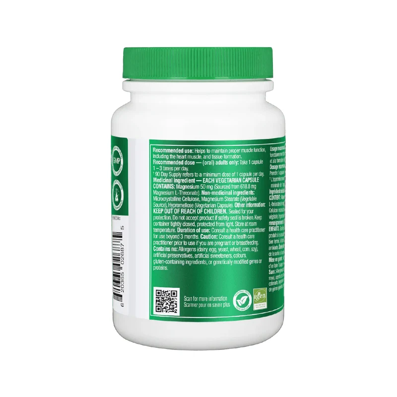 Organika - Magnesium L-Threonate | 90 Capsules