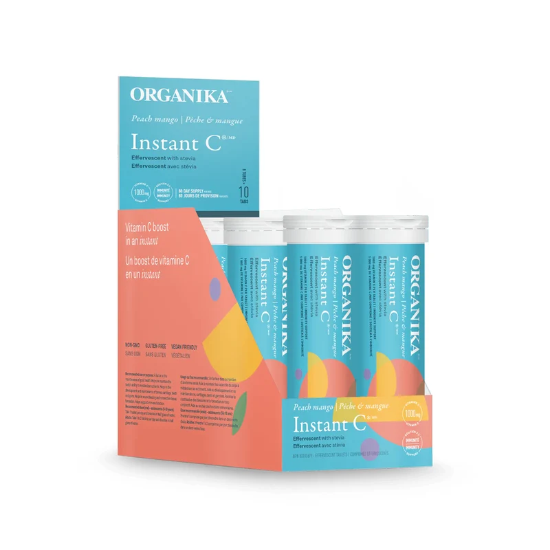 Organika - Instant C Peach Mango | Box of 8