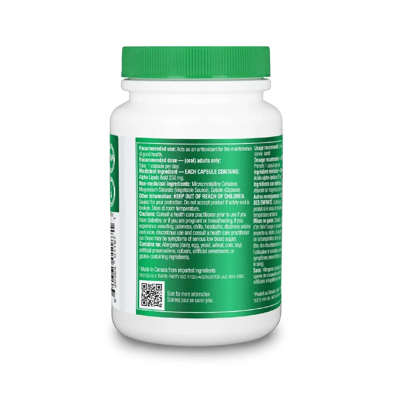 Organika - Alpha Lipoic Acid | 120 Caplets