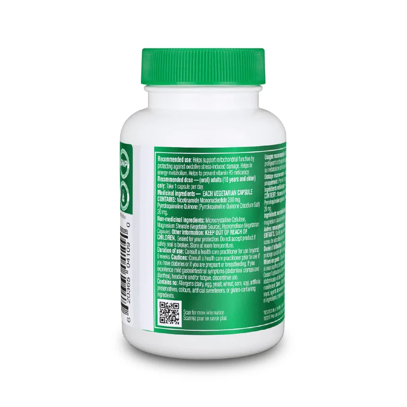 Organika - NMN + PQQ | 60 Capsules