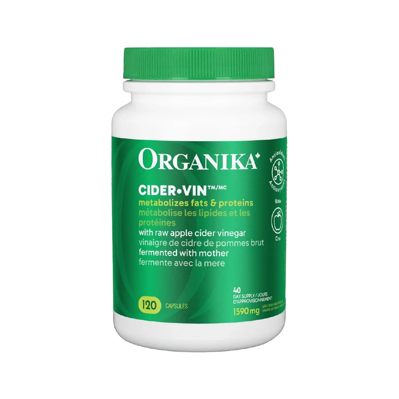 Organika - Unrefined Apple Cider Vinegar 530 mg | 120 Caplets