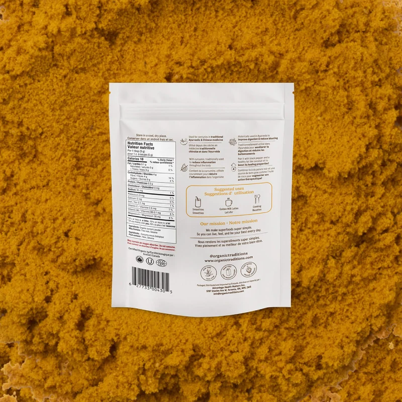 Organic Traditions - Turmeric Powder | 454 g