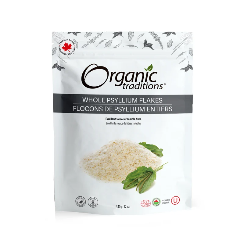 Organic Traditions - Whole Psyllium Flakes | 340 g
