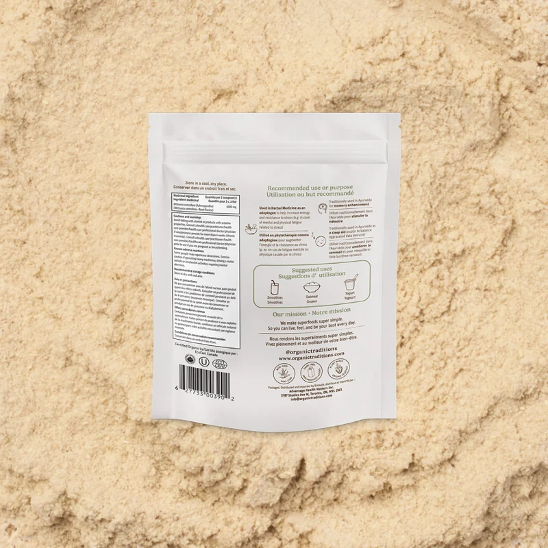Organic Traditions - Ashwagandha Powder | 200 g