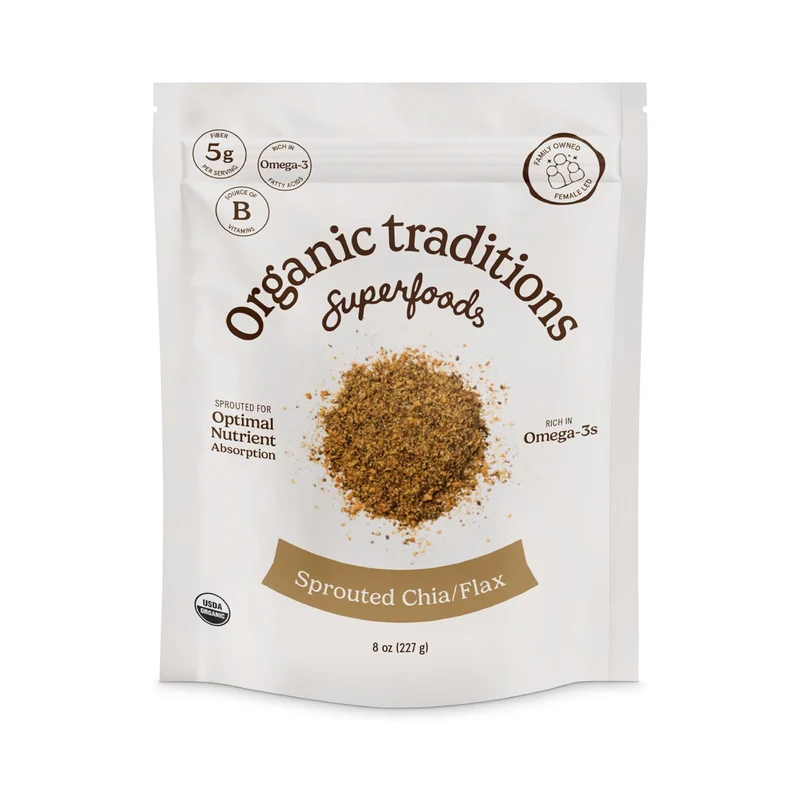 Organic Traditions - Sprouted Chia/Flax | 227 g
