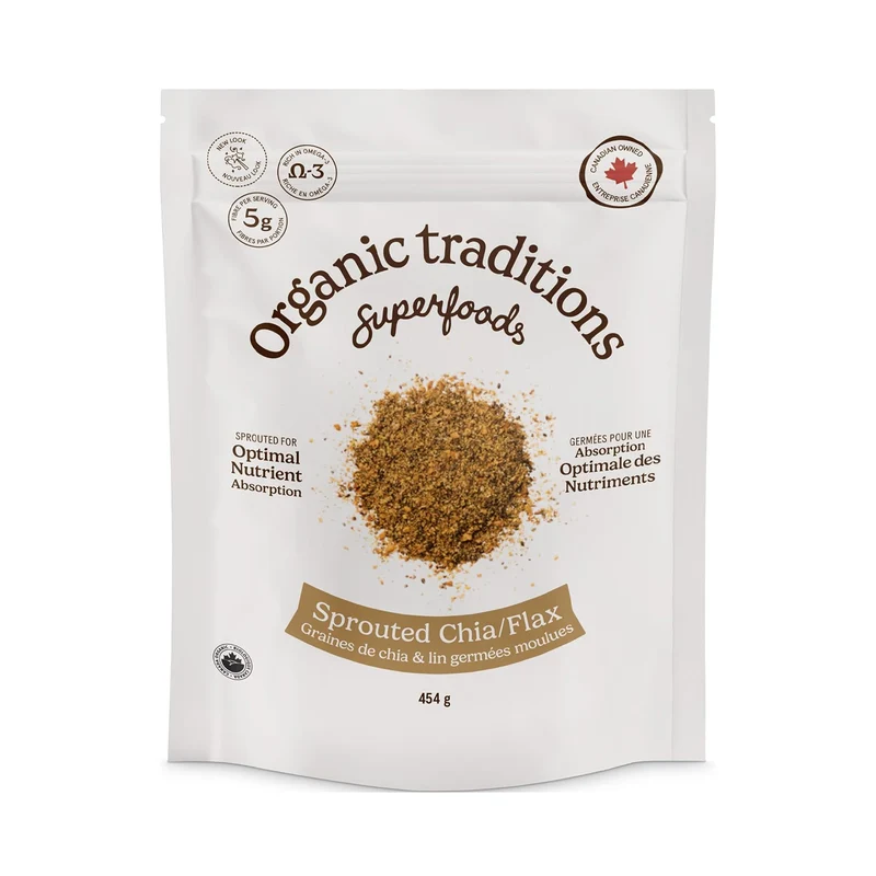 Organic Traditions - Sprouted Chia/Flax | 454 g