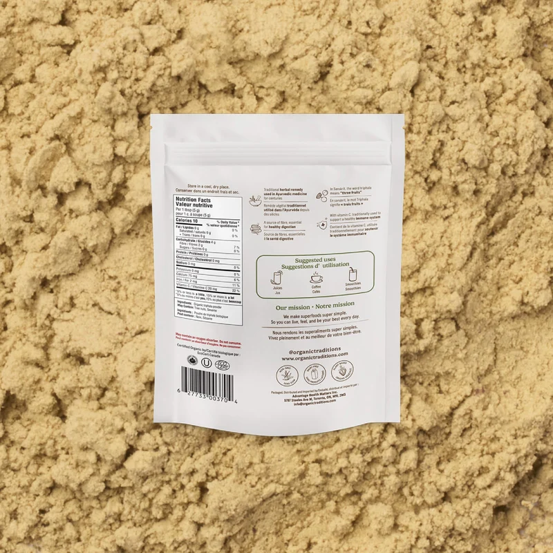 Organic Traditions - Triphala Powder | 200 g