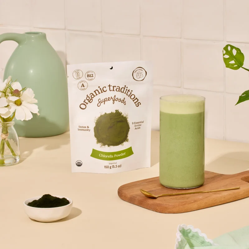 Organic Traditions - Chlorella Powder | 150 g