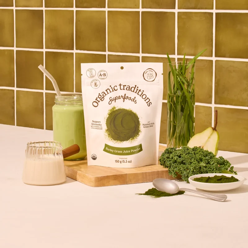 Organic Traditions - Barley Grass Juice Powder | 150 g