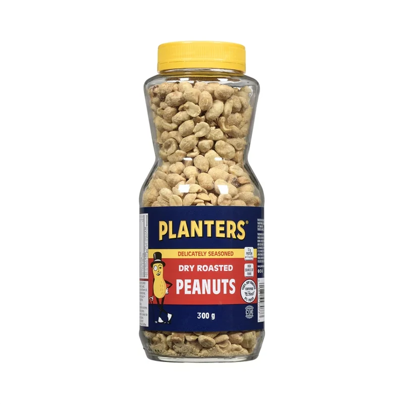 Planters - Delicately Seasoned Dry Roasted Peanuts | 300 g