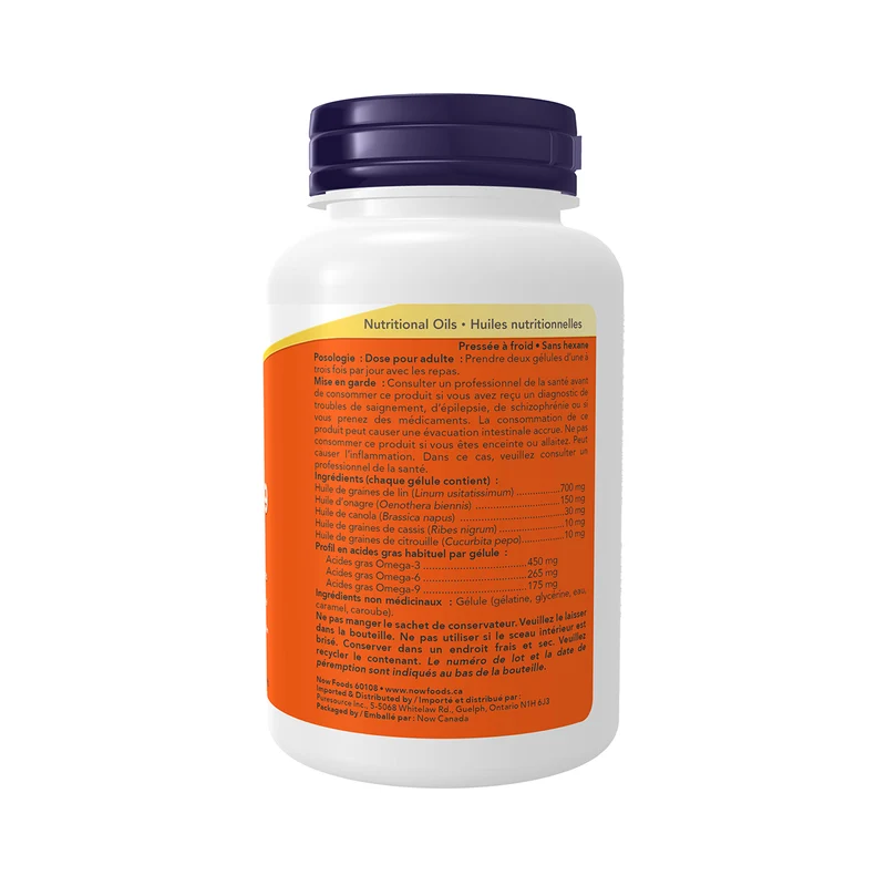 NOW - Omega 3-6-9 1000 mg | 100 Softgels