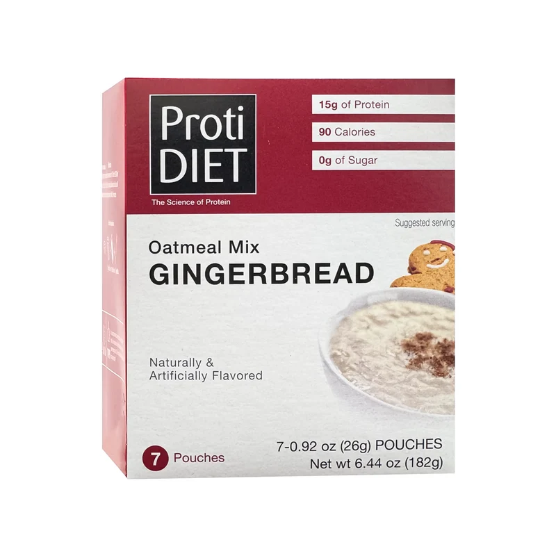 ProtiDiet - Gingerbread Oatmeal Mix | 7 x 26 g