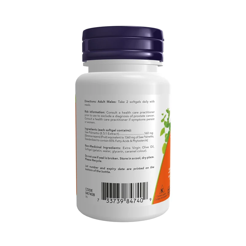 NOW - Saw Palmetto 160 mg | 60 Softgels
