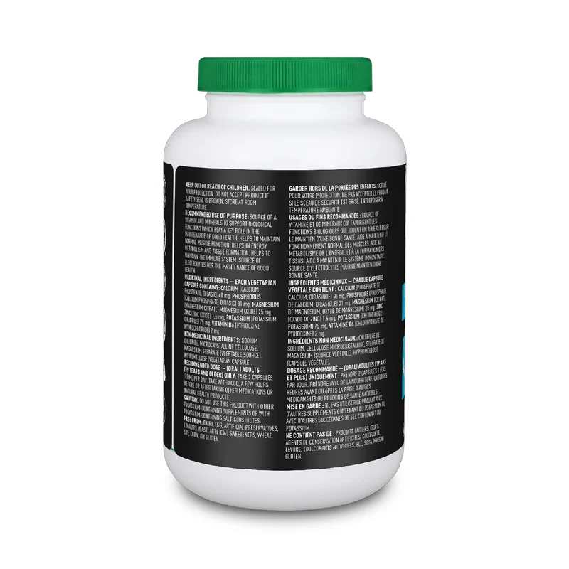Organika - Electrolytes Boost With Zinc & Vitamin B6 | 200 Capsules