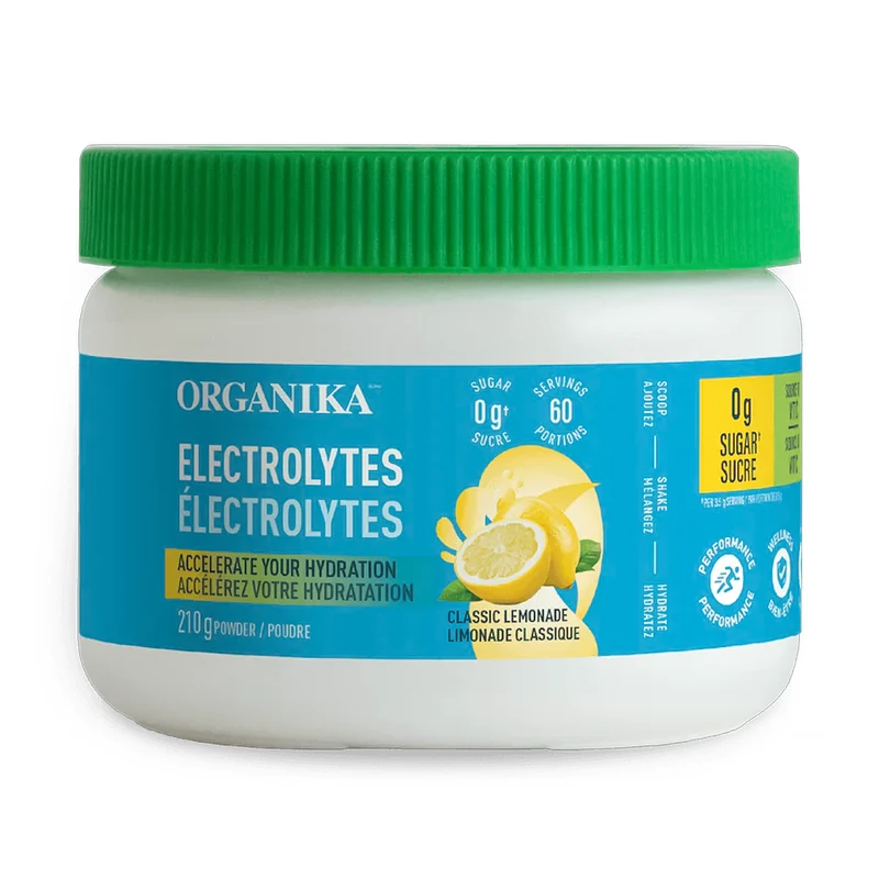 Organika - Electrolytes Powder, Classic Lemonade | 210 g