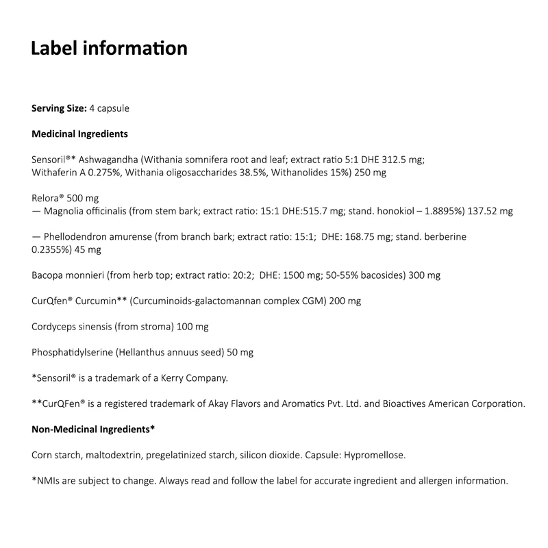 AOR - Cortisol Adapt | 120 Capsules