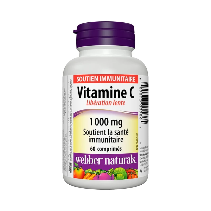 Webber Naturals - Timed Release Vitamin C 1000 mg | 60 Tablets
