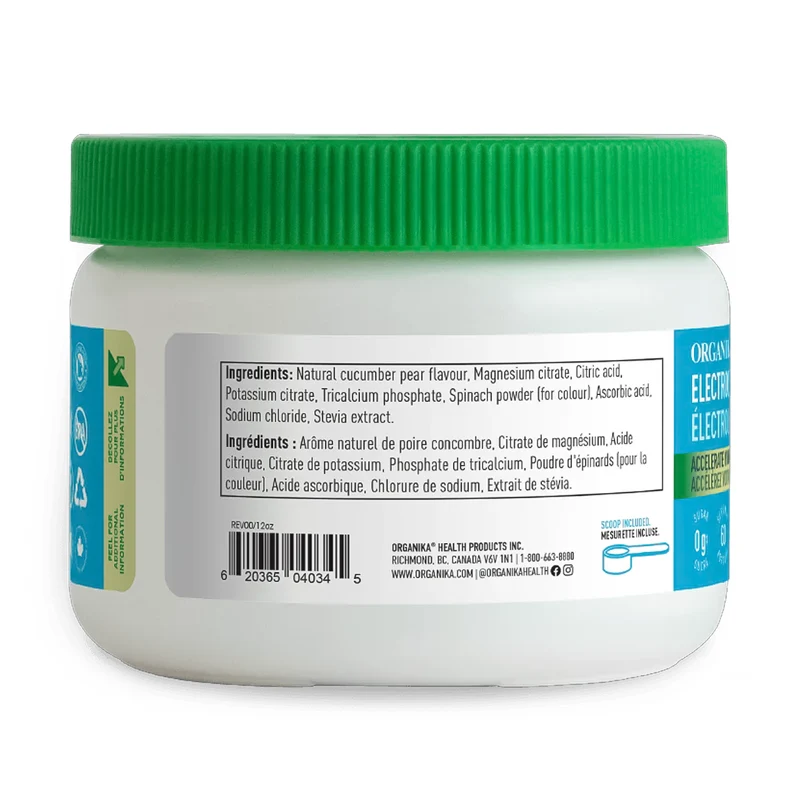 Organika - Electrolytes Powder, Cucumber Pear | 210 g