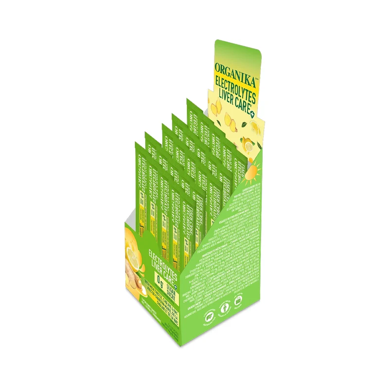 Organika - Electrolytes Liver Care, Lemon Honey Ginger | 25 Satchets x 6 g