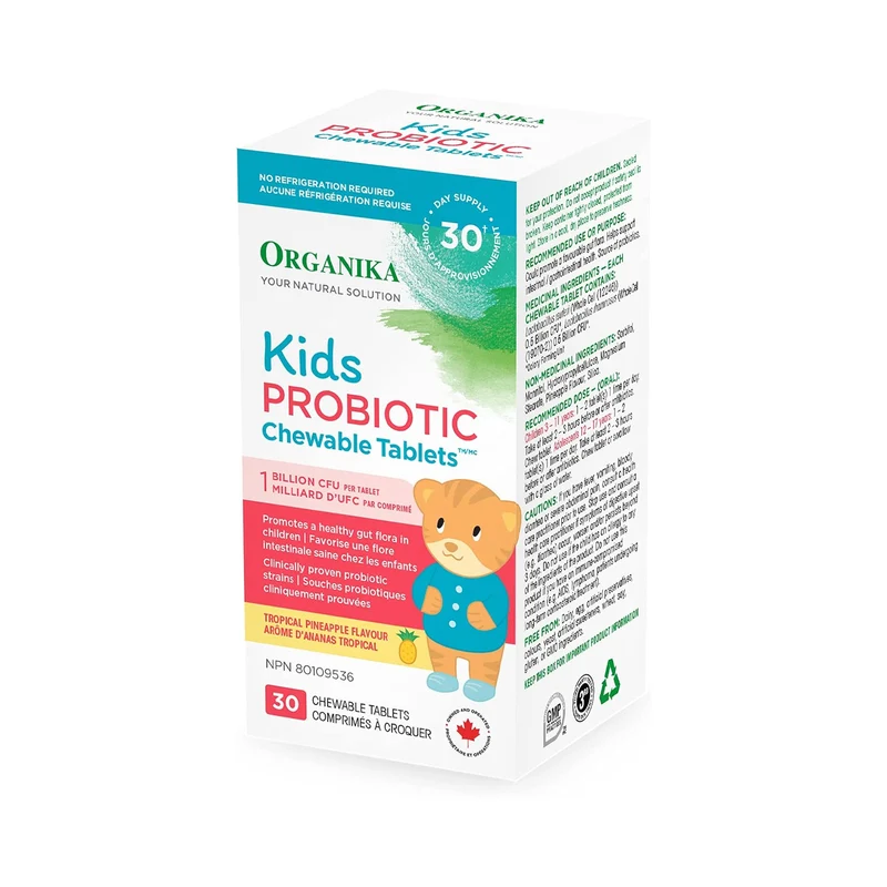 Organika - Kids Probiotic | 30 Chewable Tablets