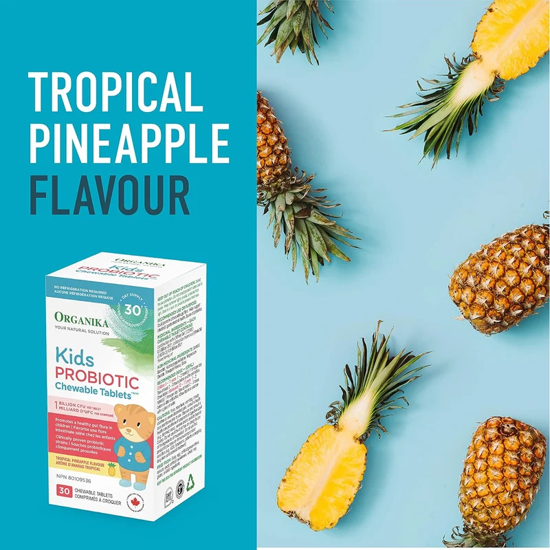 Organika - Kids Probiotic | 30 Chewable Tablets