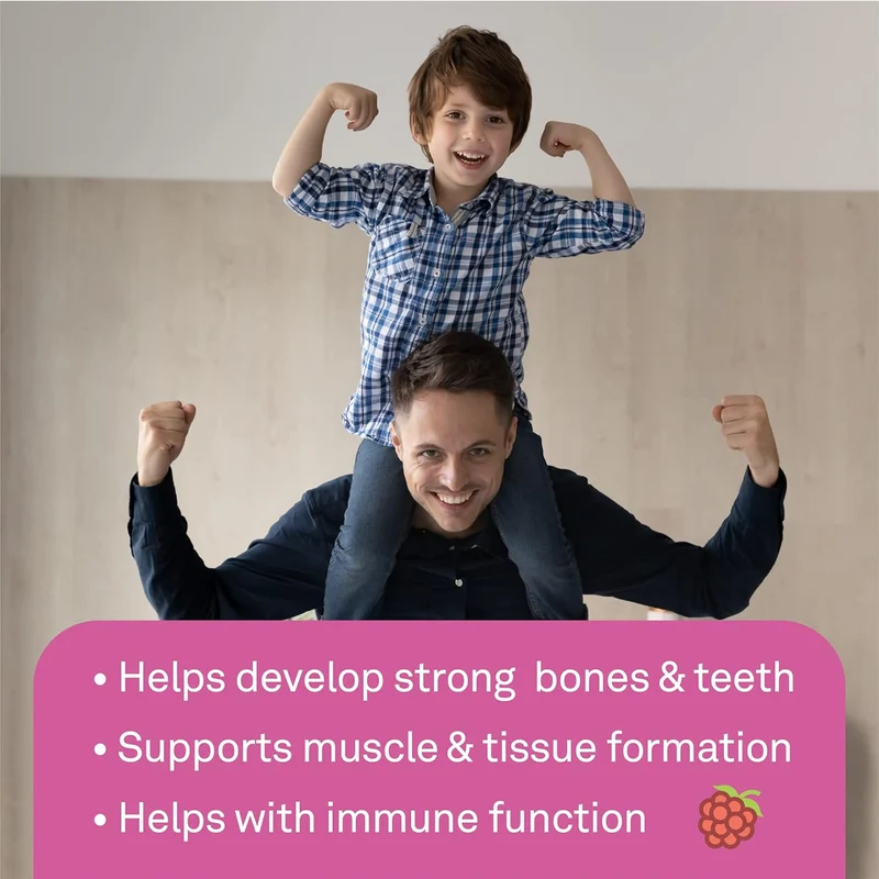 Organika - Kids Liquid Calcium, Mixed Berry Flavour | 450 mL