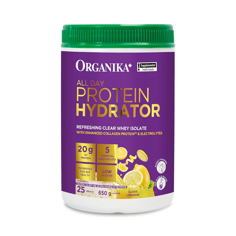 Organika - All Day Protein Hydrator, Classic Lemonade | 650 g