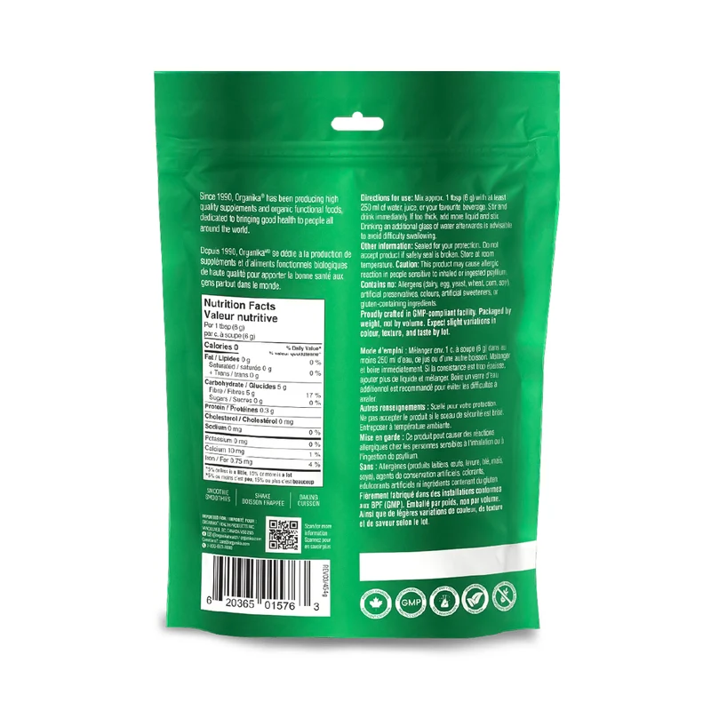 Organika - Whole Psyllium Seed Husk | 454 g