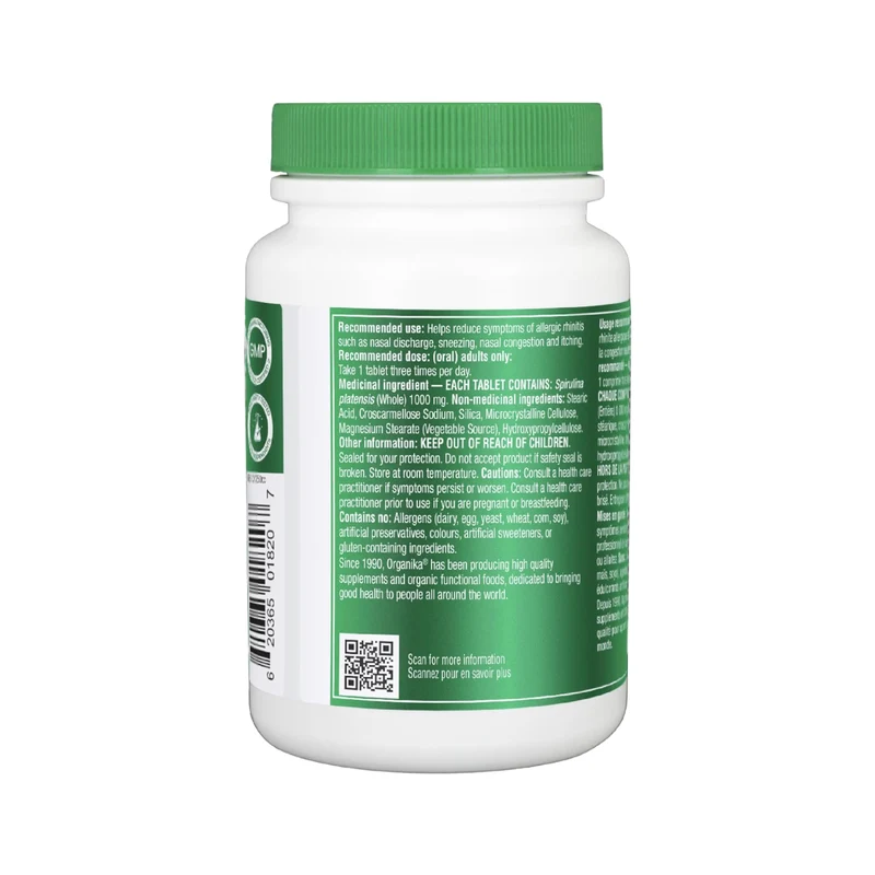 Organika - Blue Green Algae Spirulina | 90 Tabs