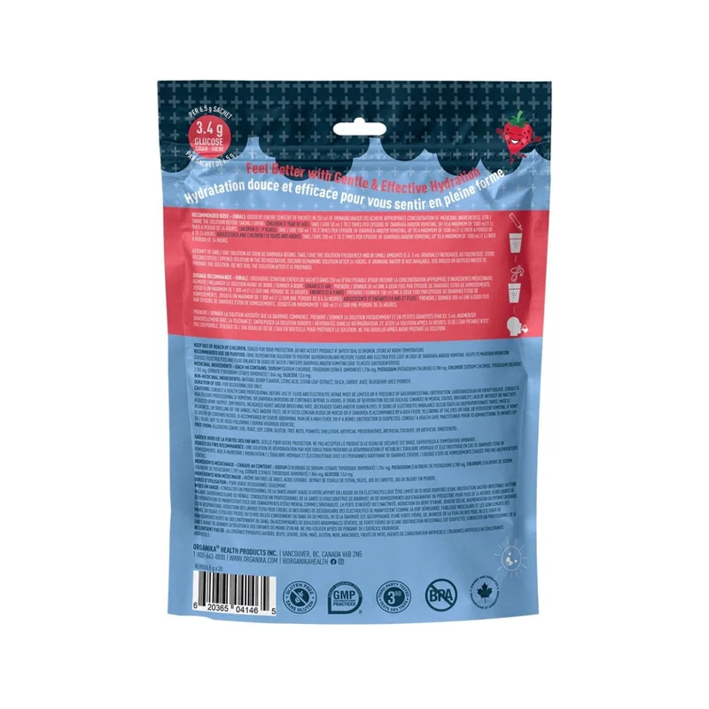 Organika - Kids Electrolytes, Berry | 20 Satchets x 6.5 g