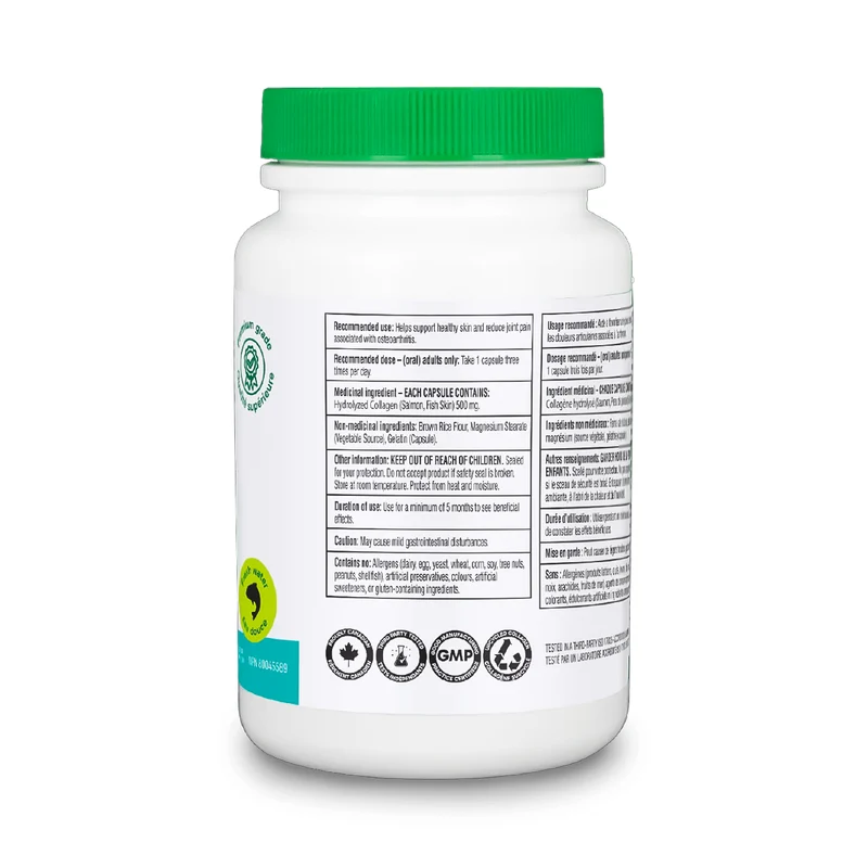 Organika - Marine Collagen From Salmon 500 mg | 90 Capsules