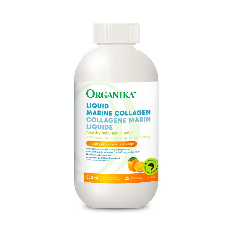 Organika - Liquid Marine Collagen, Orange | 250 mL