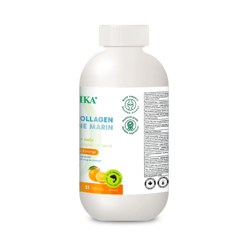 Organika - Liquid Marine Collagen, Orange | 250 mL
