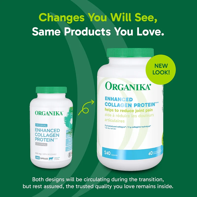 Organika - Enhanced Collagen Protein | 240 Capsules