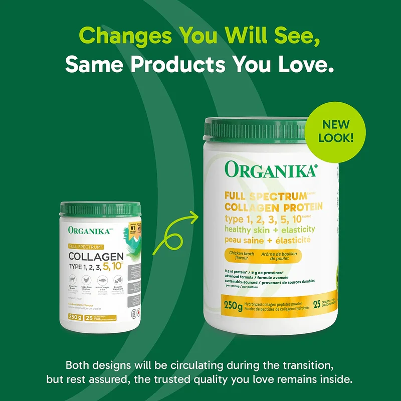 Organika - Full Spectrum Collagen 1-3,5,10 Light Chicken Broth Flavour | 250 g