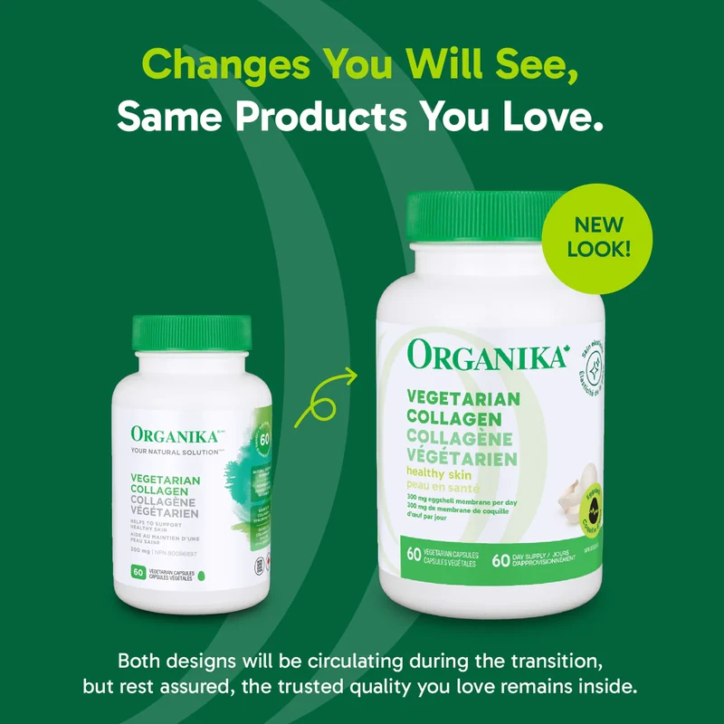 Organika - Vegetarian Collagen 300 mg | 60 Capsules