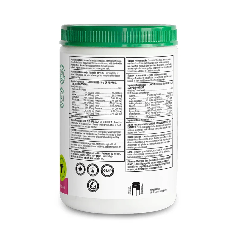 Organika - Bovine Gelatin Powder, Original | 250 g