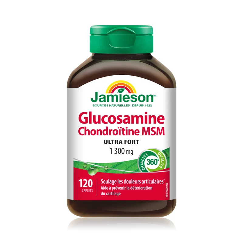 Jamieson - Glucosamine Chondroitin MSM Ultra Strength 1300 mg | 120 Caplets