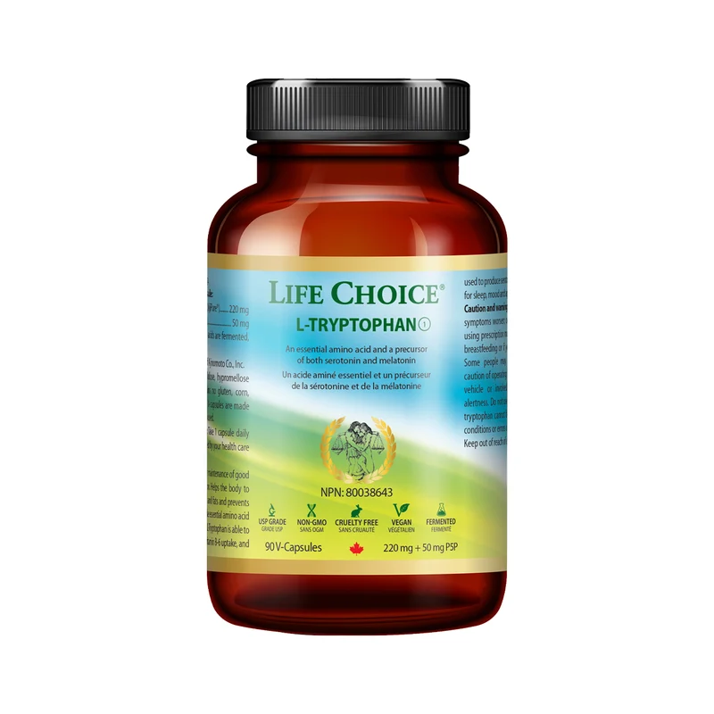 Life Choice - L-Tryptophan 220+50 mg B6 | 60 Capsules