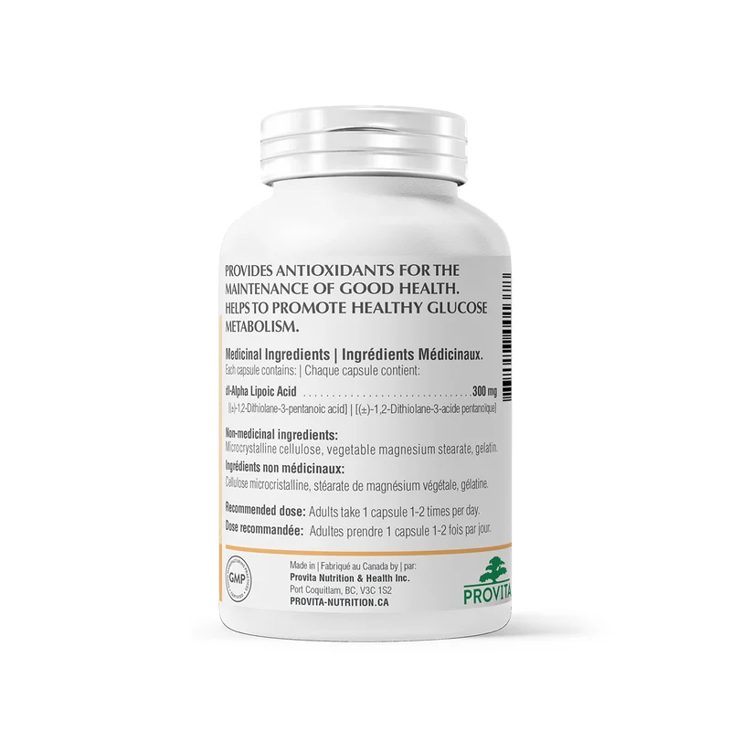 Provita - Ala-300 Alpha Lipoic Acid | 60 Capsules
