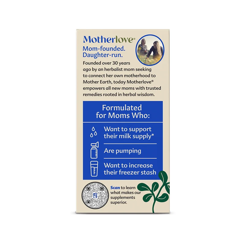 Motherlove - More Milk Plus | 120 Capsules