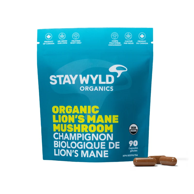 Stay Wyld Organics - Lion's Mane | 90 Capsules