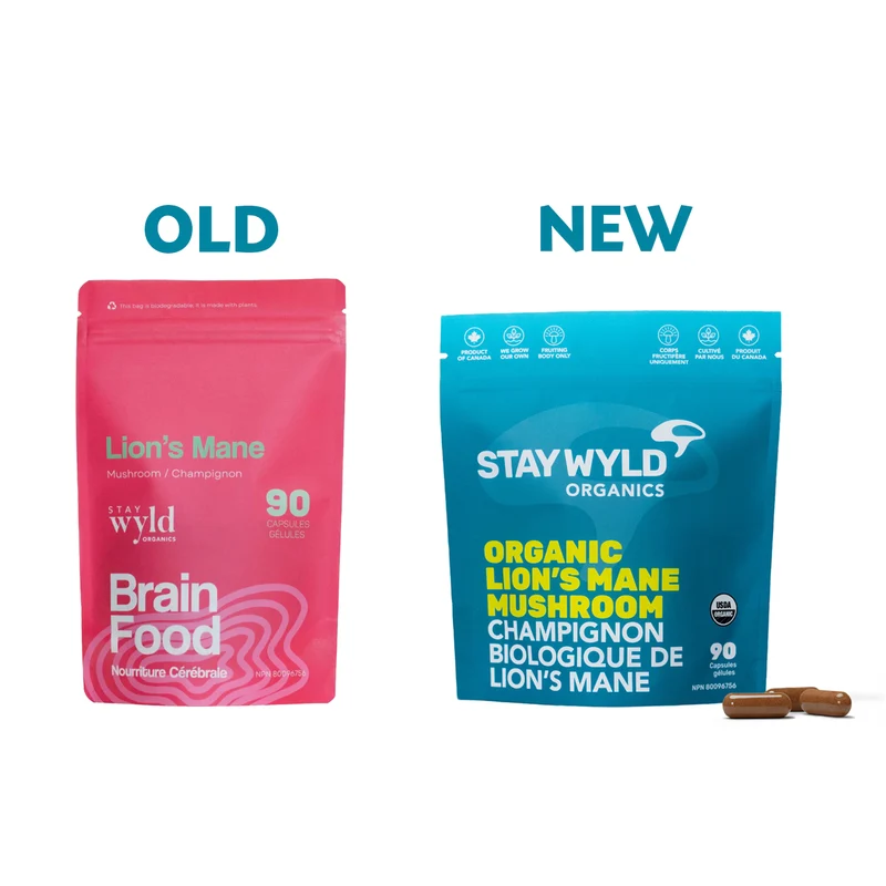 Stay Wyld Organics - Lion's Mane | 90 Capsules