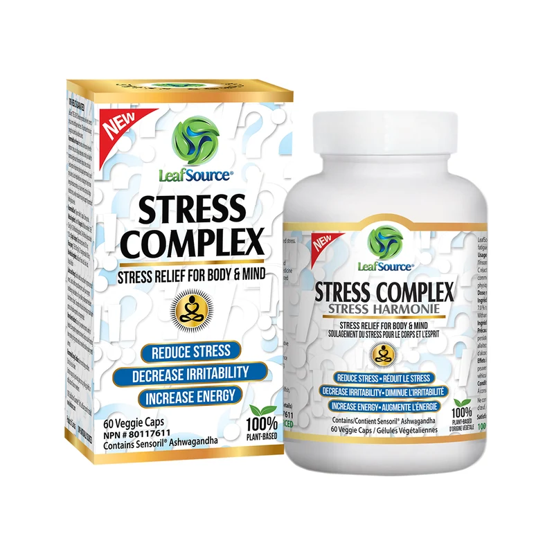 Leaf Source - Stress Complex | 60 Veggie Caps