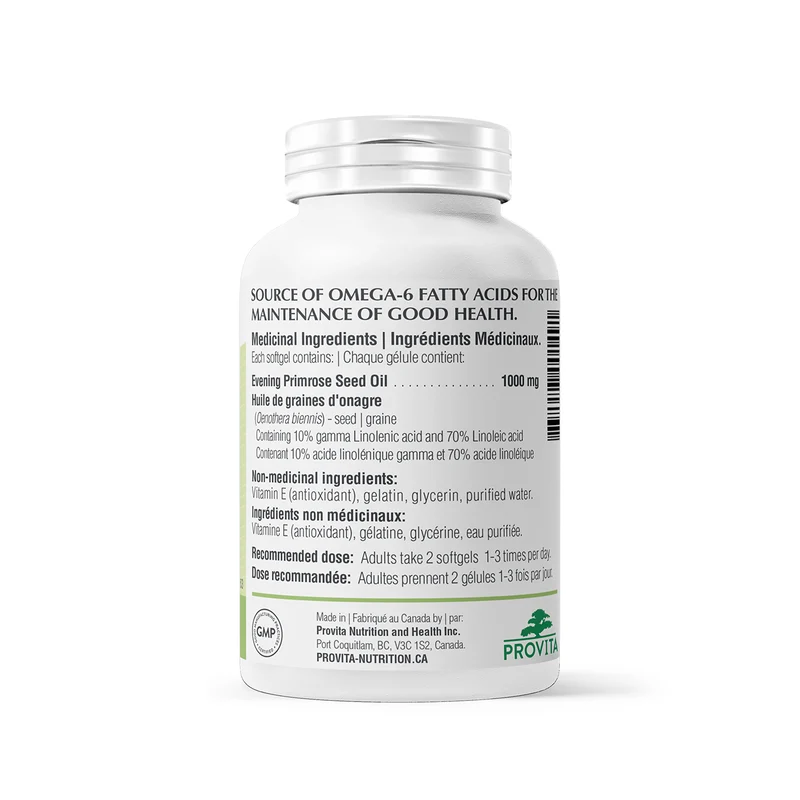 Provita - Evening Primrose Seed Oil | 60 Softgels
