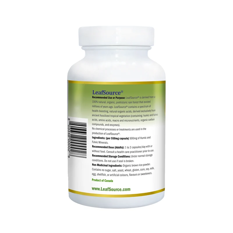 Leaf Source - Shilajit W Humic-Fulvic Acid Complex | 60 Veggie Caps